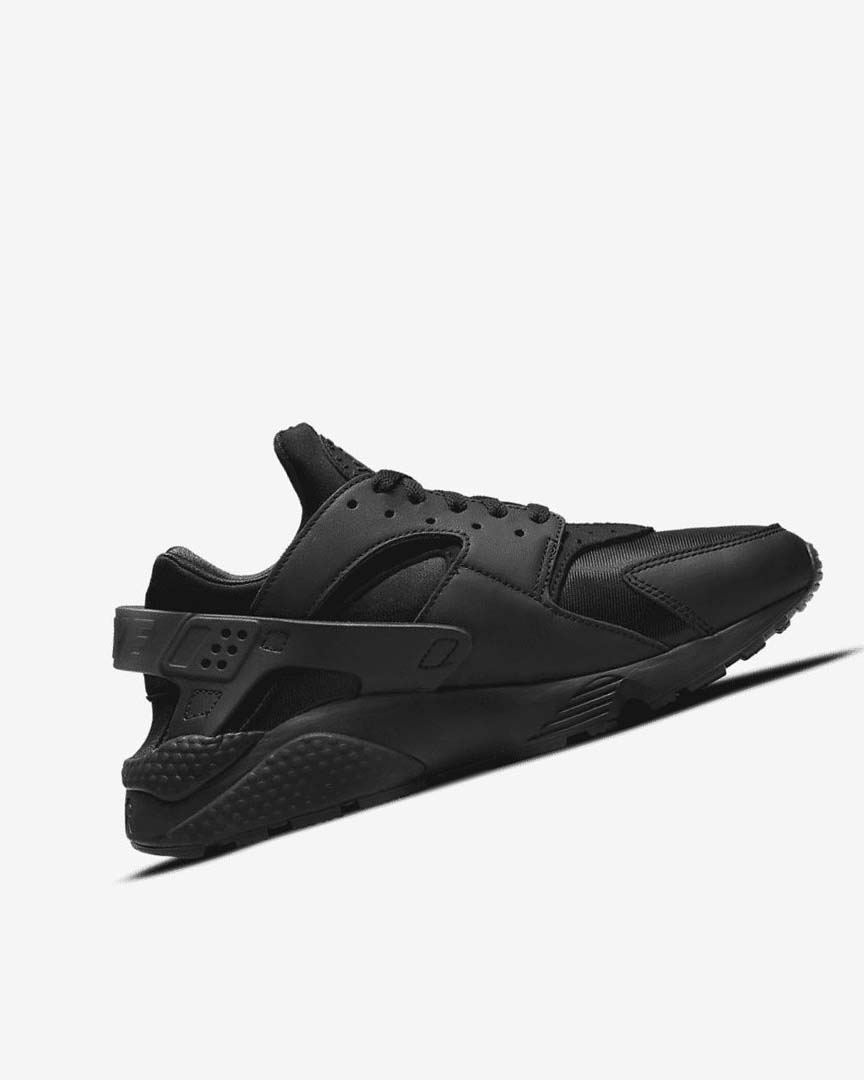 Black / Dark Grey / Black Nike Air Huarache Men's Sneakers | CA_3252
