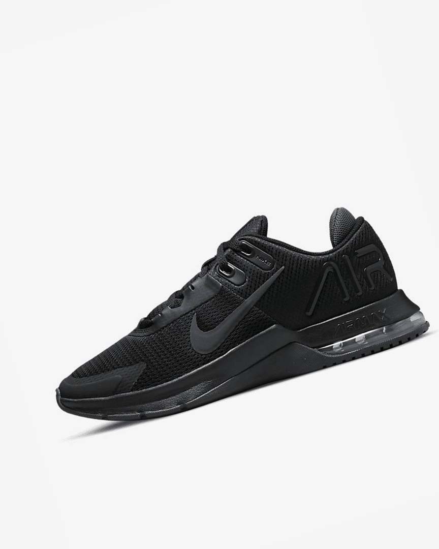 Black / Dark Grey / Black Nike Air Max Alpha Trainer 4 Men\'s Training Shoes | CA_5302