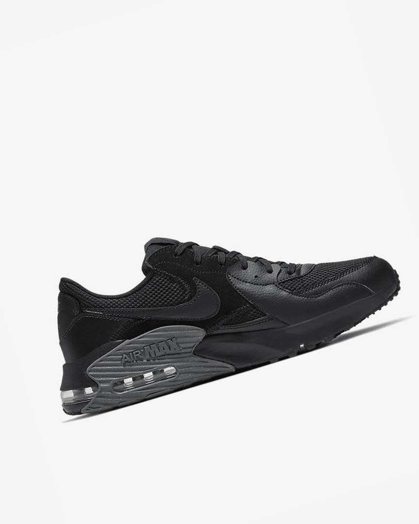 Black / Dark Grey / Black Nike Air Max Excee Men's Sneakers | CA_5418