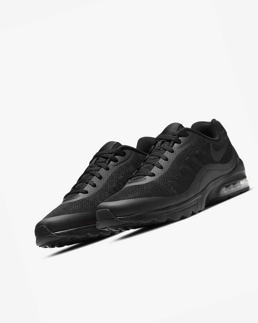 Black / Dark Grey / Black Nike Air Max Invigor Men's Casual Shoes | CA_2299