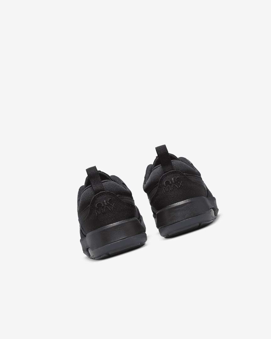 Black / Dark Grey / Black Nike Air Max Motif Girls' Shoes | CA_2372