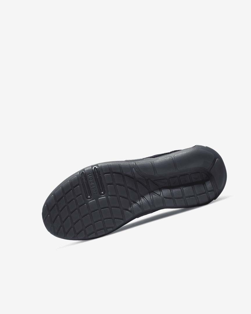 Black / Dark Grey / Black Nike Air Max Motif Girls' Shoes | CA_2600