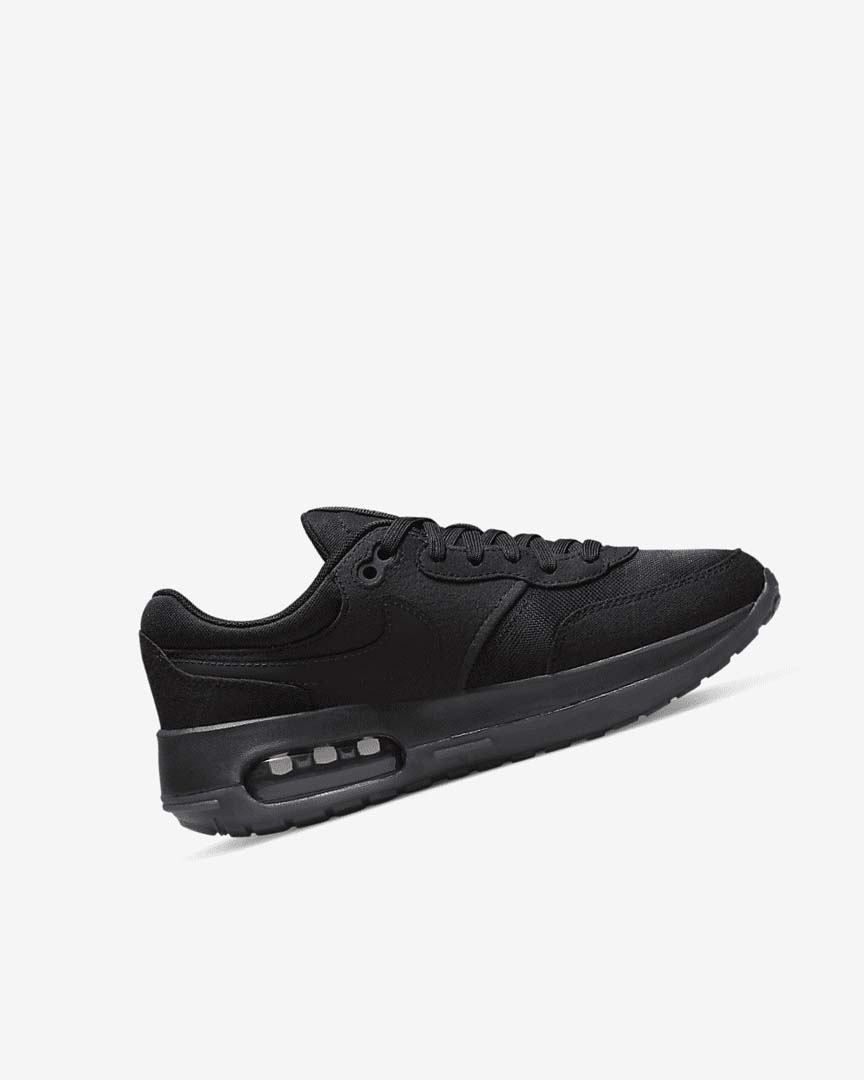 Black / Dark Grey / Black Nike Air Max Motif Girls' Shoes | CA_2600