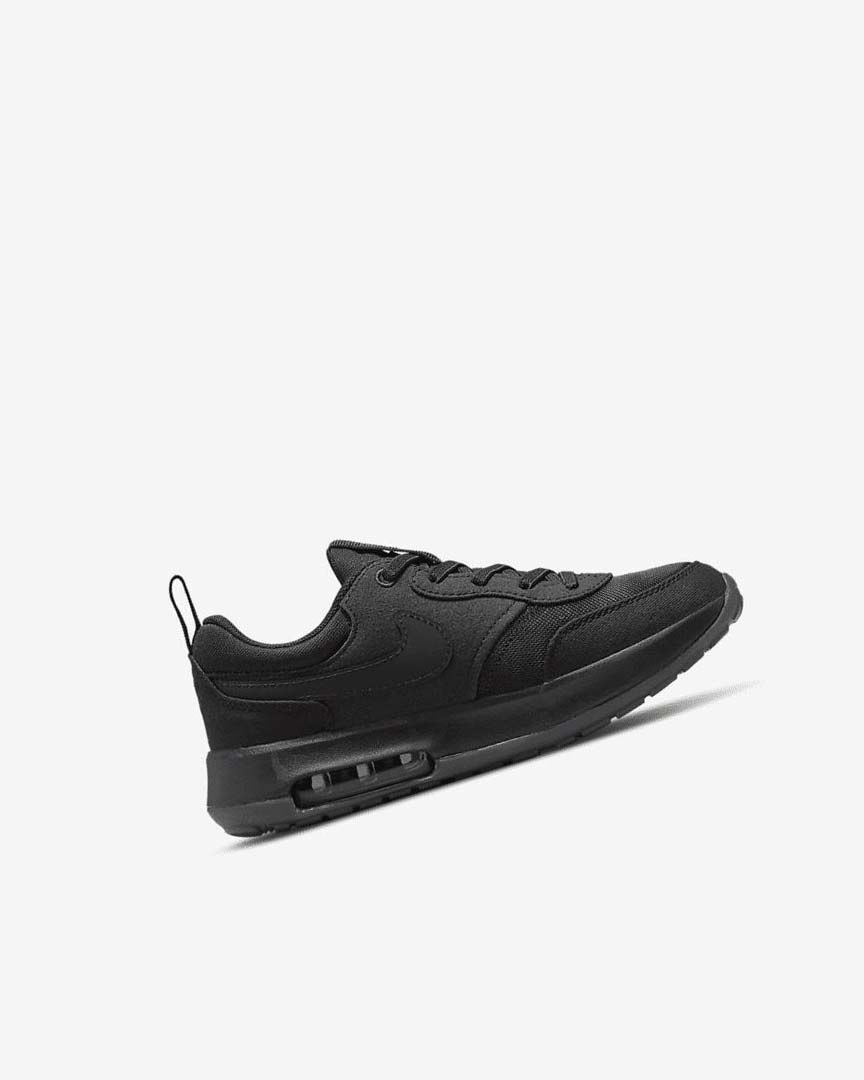 Black / Dark Grey / Black Nike Air Max Motif Boys' Shoes | CA_5556