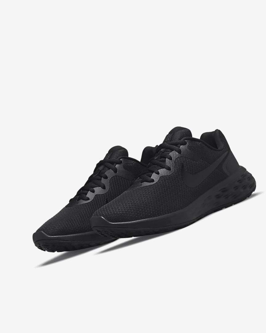 Black / Dark Grey / Black Nike Revolution 6 Next Nature Women's Running Shoes | CA_2361
