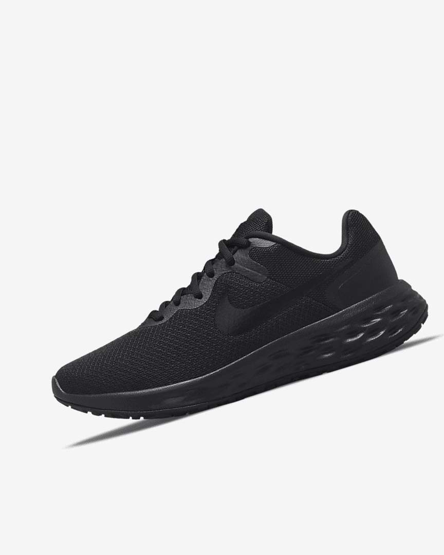 Black / Dark Grey / Black Nike Revolution 6 Next Nature Women\'s Running Shoes | CA_2361