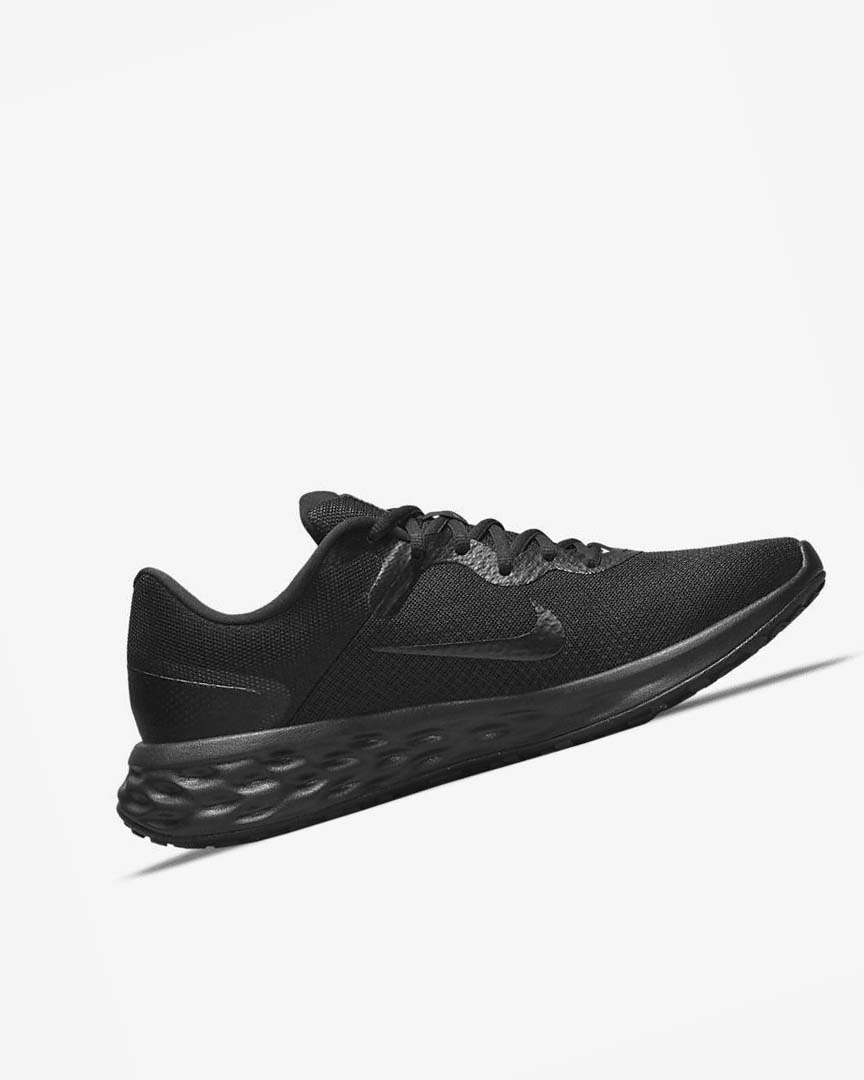 Black / Dark Grey / Black Nike Revolution 6 Next Nature Men's Running Shoes | CA_2539