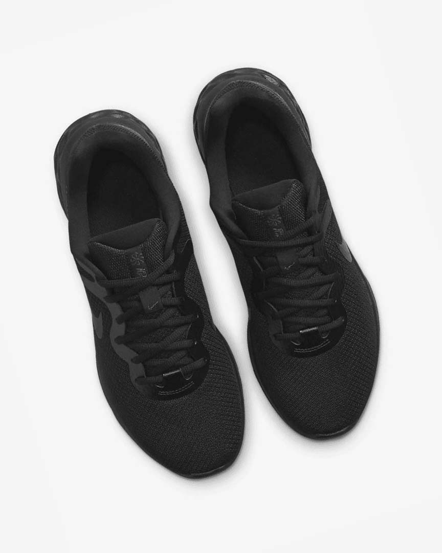 Black / Dark Grey / Black Nike Revolution 6 Next Nature Men's Running Shoes | CA_2539