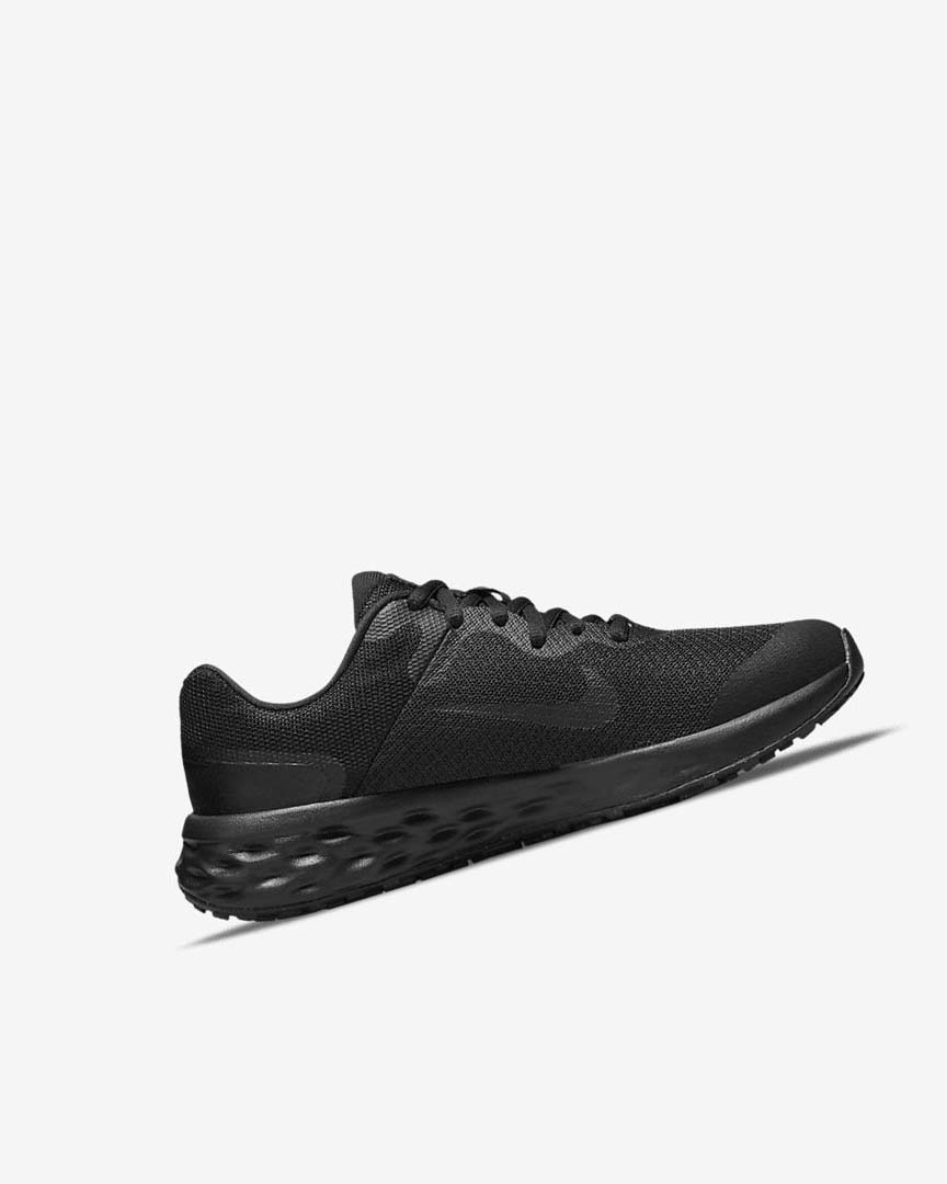 Black / Dark Grey / Black Nike Revolution 6 Boys' Running Shoes | CA_3129