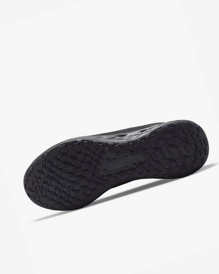 Black / Dark Grey / Black Nike Revolution 6 FlyEase Next Nature Men's Running Shoes | CA_5526
