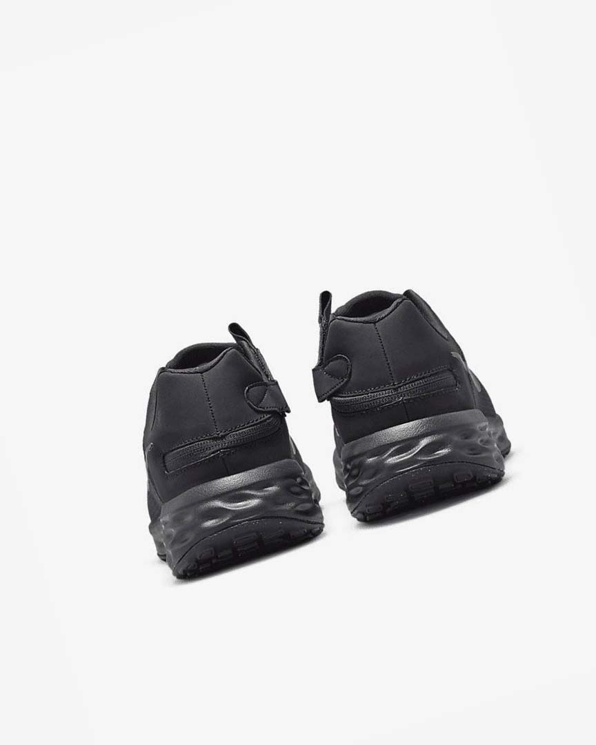 Black / Dark Grey / Black Nike Revolution 6 FlyEase Next Nature Men's Running Shoes | CA_5526