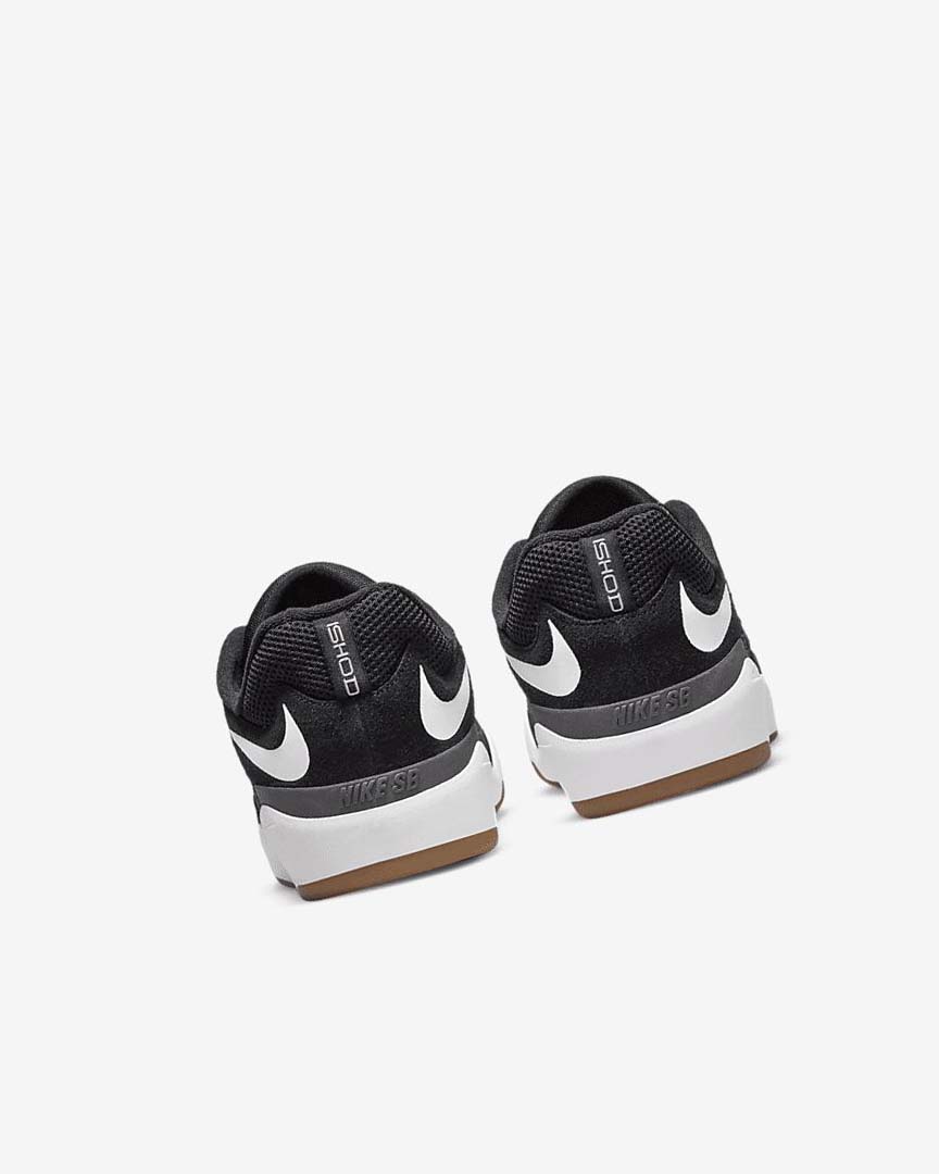 Black / Dark Grey / Black / White Nike SB Ishod Wair Women's Skate Shoes | CA_5072