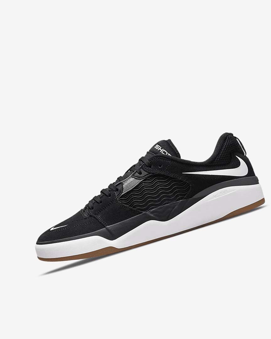 Black / Dark Grey / Black / White Nike SB Ishod Wair Women\'s Skate Shoes | CA_5072