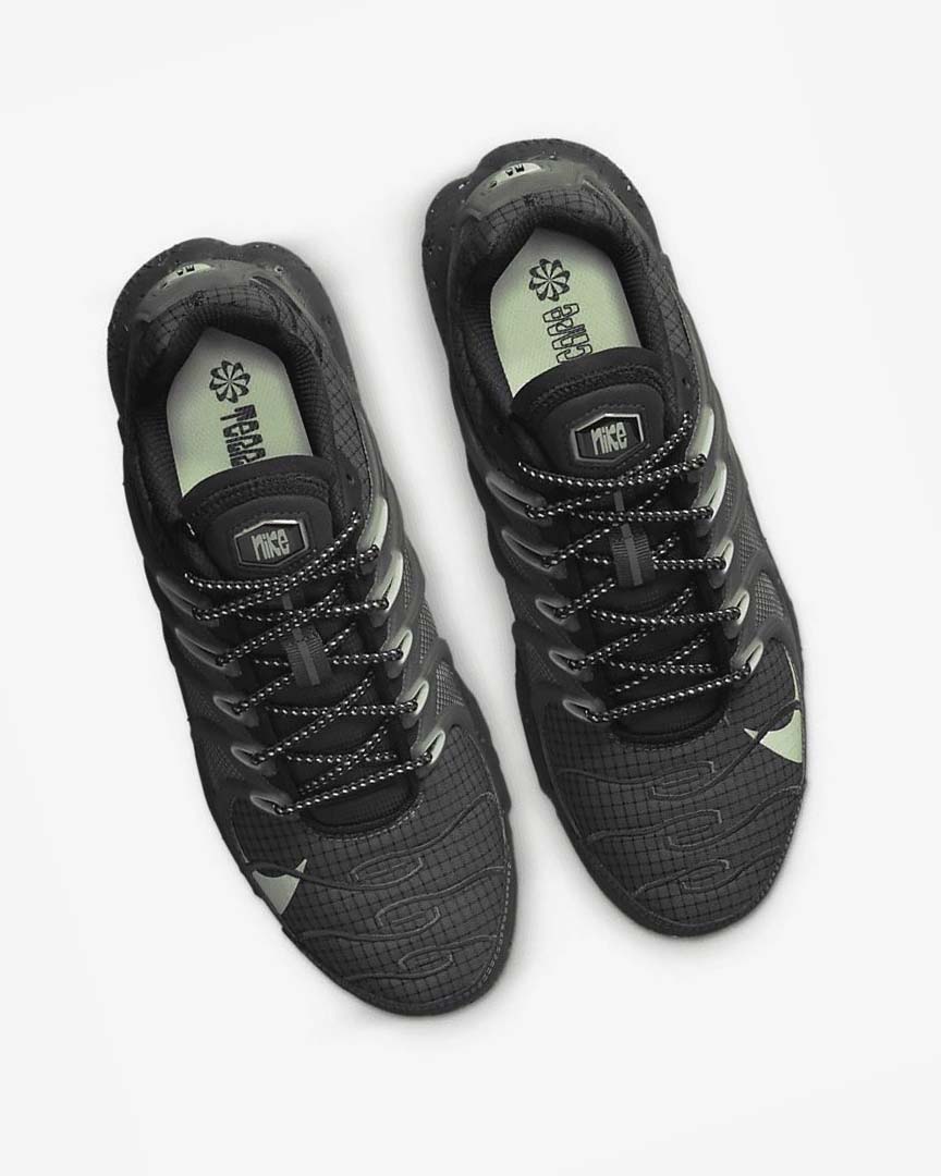 Black / Dark Grey / Dark Grey / Light Green Nike Air Max Terrascape Plus Men's Casual Shoes | CA_2379