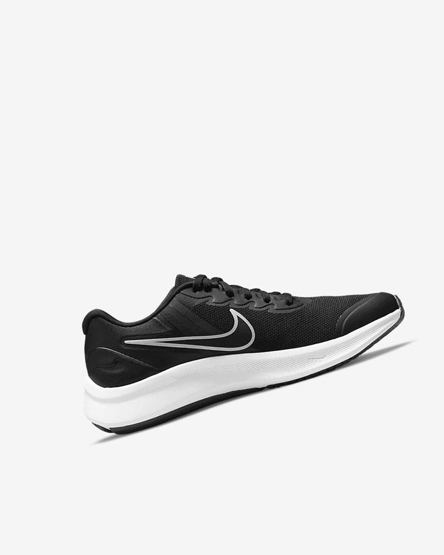 Black / Dark Grey / Dark Grey Nike Star Runner 3 Boys' Running Shoes | CA_4525