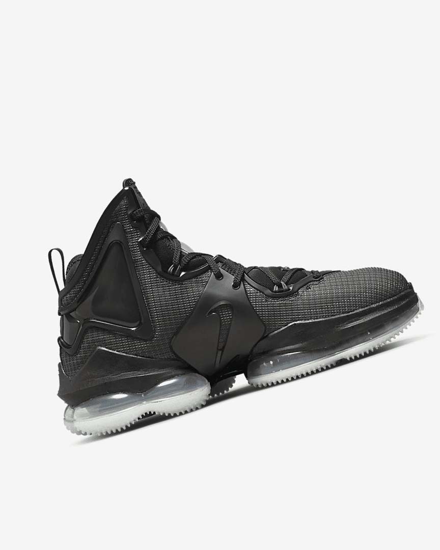 Black / Dark Grey / Green Nike LeBron 19 Women's Basketball Shoes | CA_5105