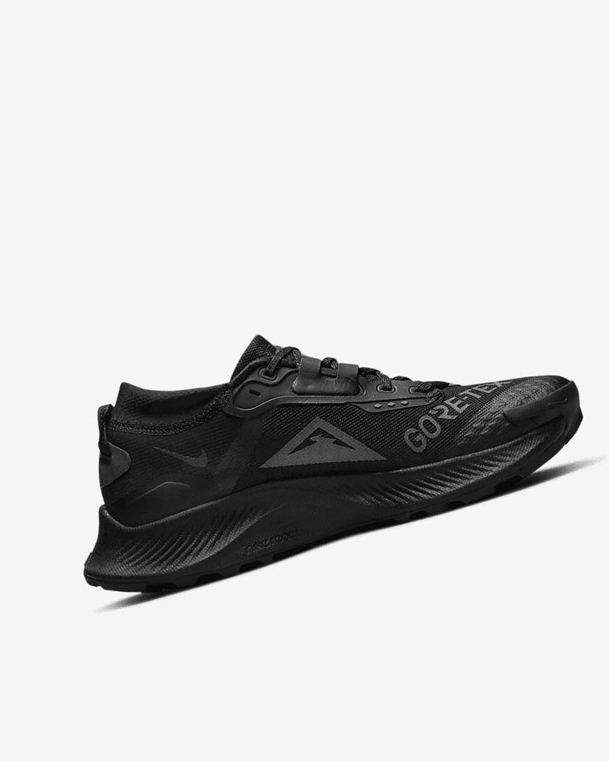 Black / Dark Grey / Grey / Black Nike Pegasus Trail 3 GORE-TEX Waterproof Women's Trail Running Shoes | CA_2622