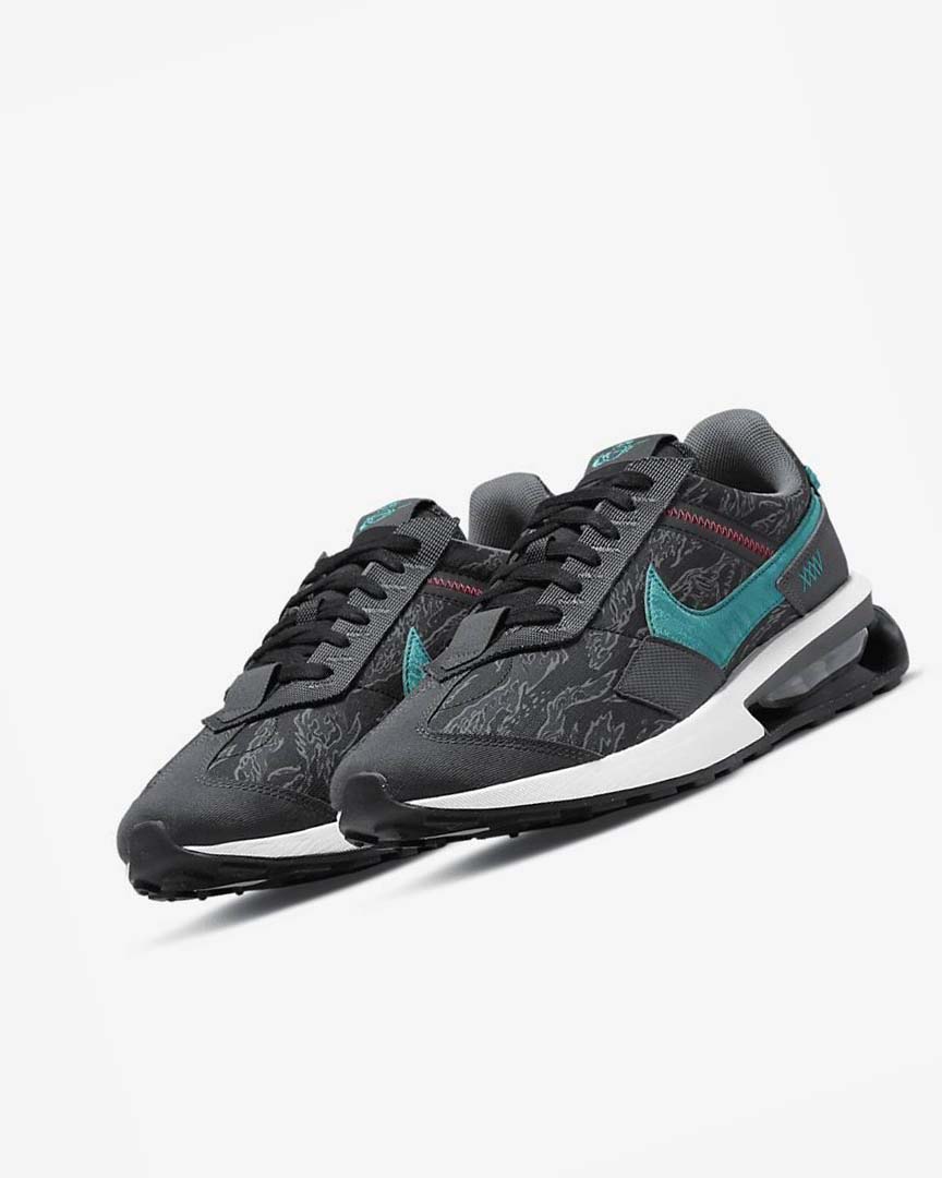Black / Dark Grey / Grey Nike Air Max Pre-Day SE Men's Sneakers | CA_5104