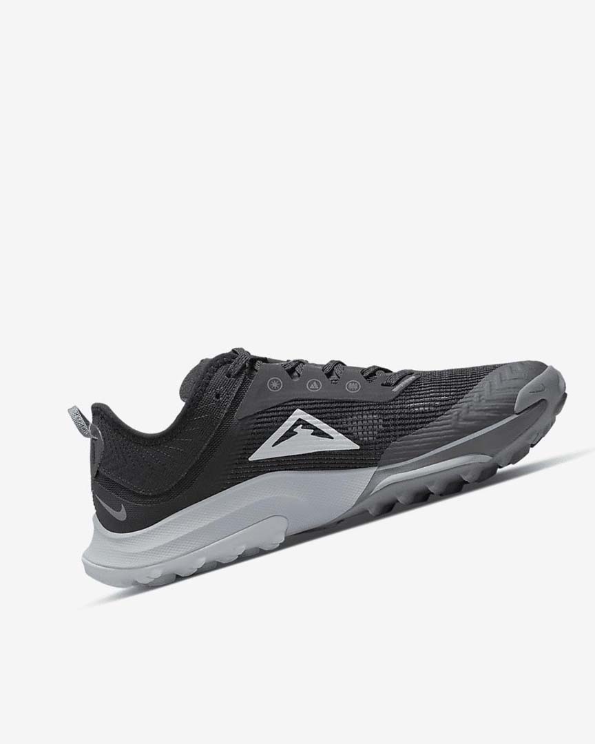 Black / Dark Grey / Grey / Platinum Nike Air Zoom Terra Kiger 8 Women's Trail Running Shoes | CA_2272