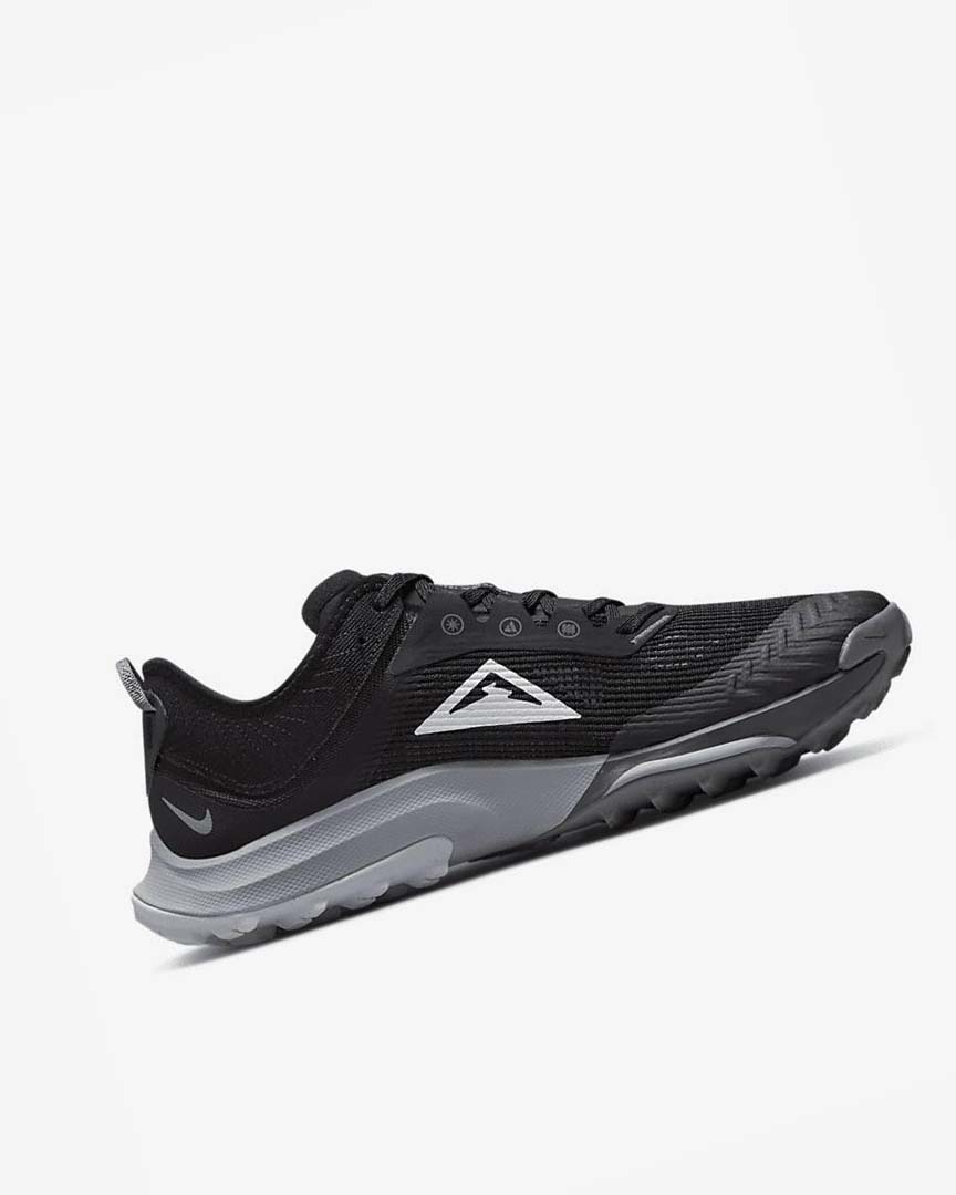 Black / Dark Grey / Grey / Platinum Nike Air Zoom Terra Kiger 8 Men's Trail Running Shoes | CA_2697