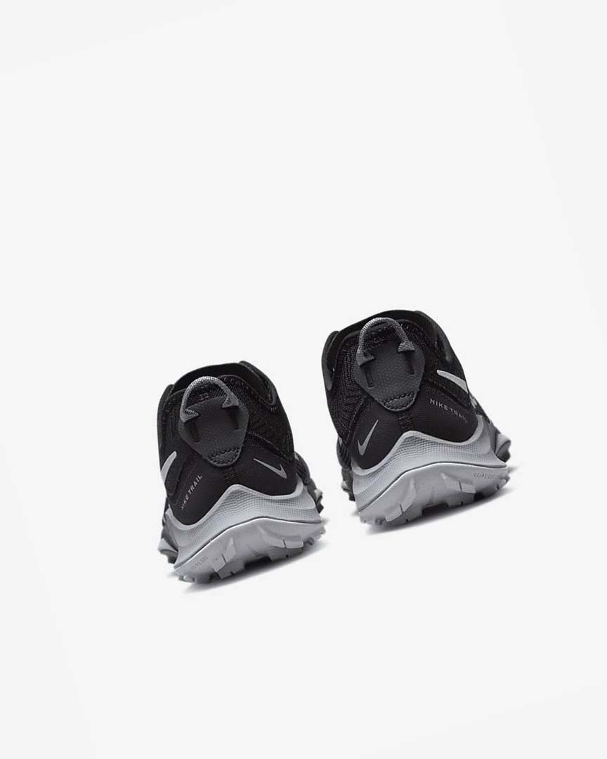 Black / Dark Grey / Grey / Platinum Nike Air Zoom Terra Kiger 8 Men's Trail Running Shoes | CA_2697