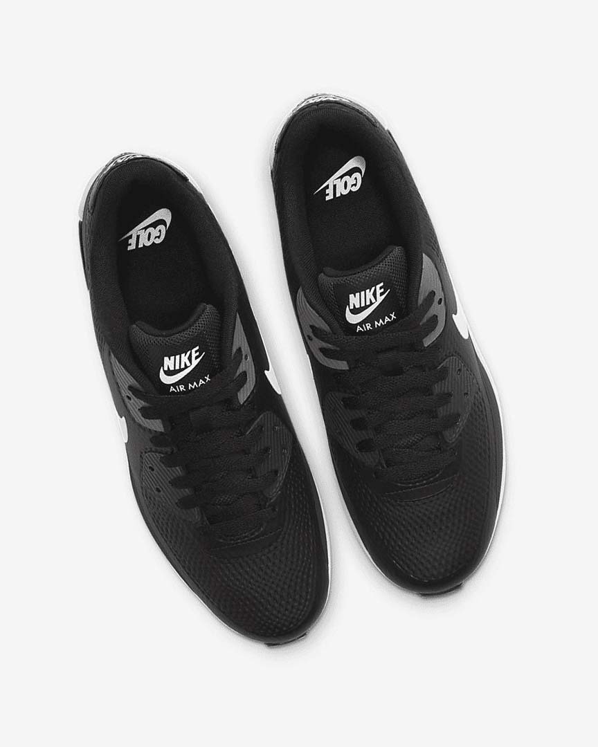 Black / Dark Grey / Grey / White Nike Air Max 90 G Women's Golf Shoes | CA_4566