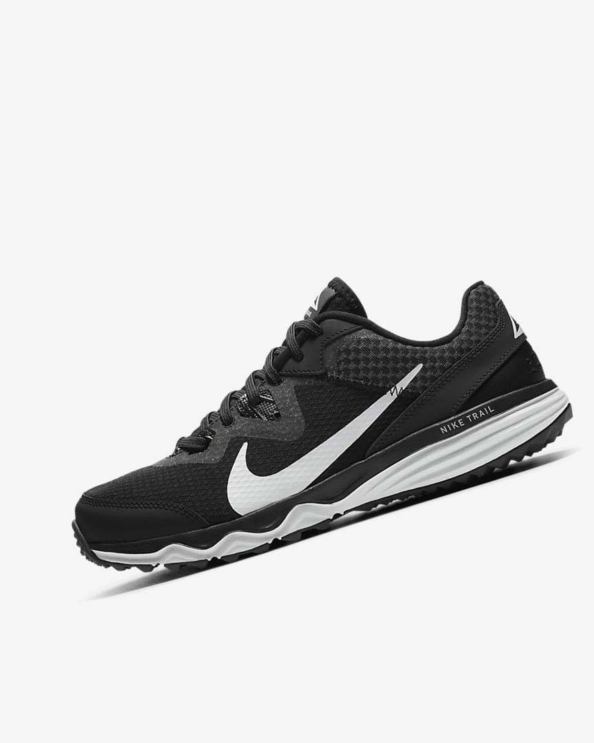 Black / Dark Grey / Grey / White Nike Juniper Trail Women\'s Trail Running Shoes | CA_3016