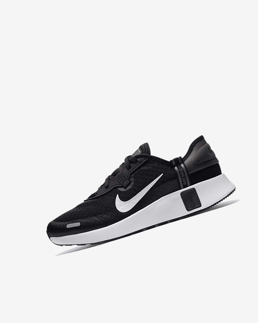 Black / Dark Grey / Grey / White Nike Reposto Girls\' Shoes | CA_2666