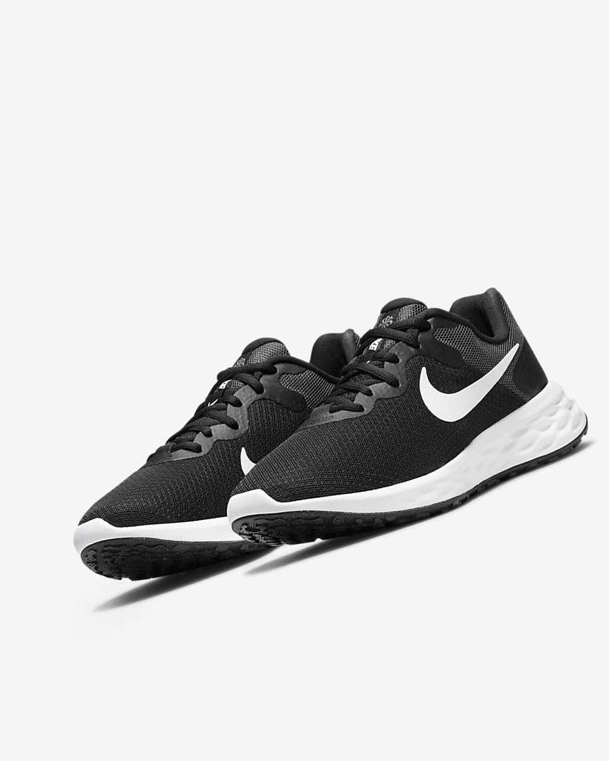 Black / Dark Grey / Grey / White Nike Revolution 6 Next Nature Women's Running Shoes | CA_2967