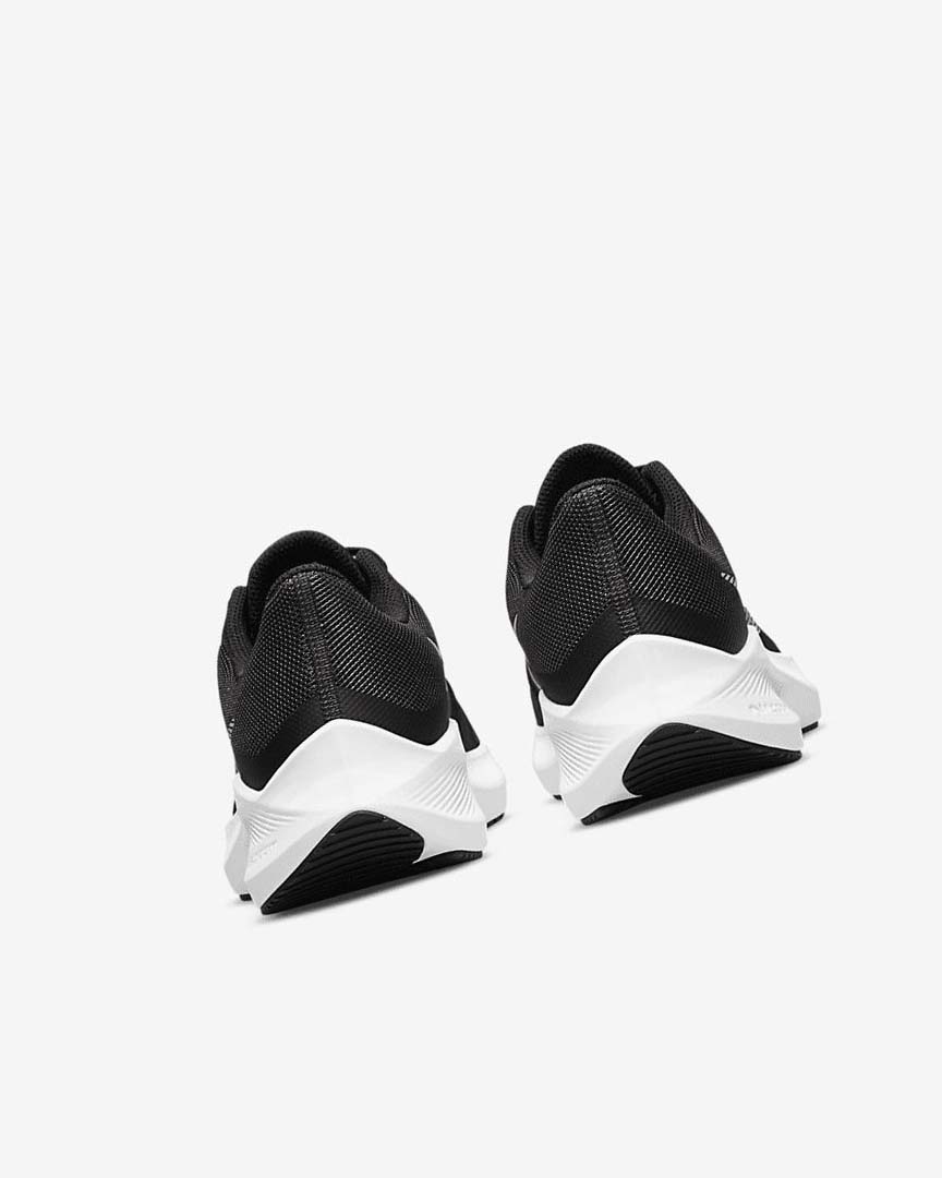 Black / Dark Grey / Light Grey / White Nike Winflo 8 Women's Running Shoes | CA_5421