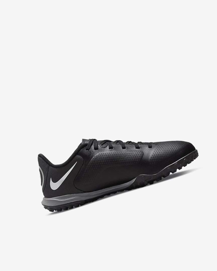 Black / Dark Grey / Metal Gold / Black Nike Jr. Tiempo Legend 9 Academy TF Boys' Soccer Shoes | CA_2801