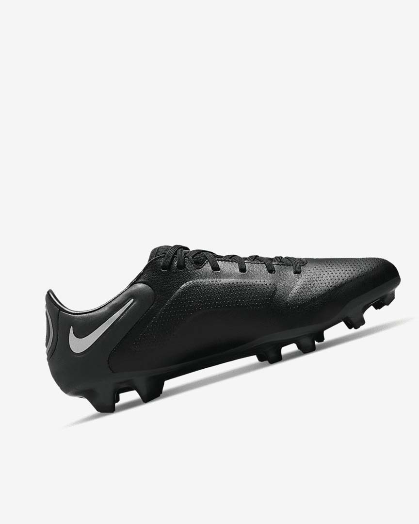 Black / Dark Grey / Metal Gold / Metal Dark Grey Nike Tiempo Legend 9 Pro FG Women's Soccer Cleats | CA_2427