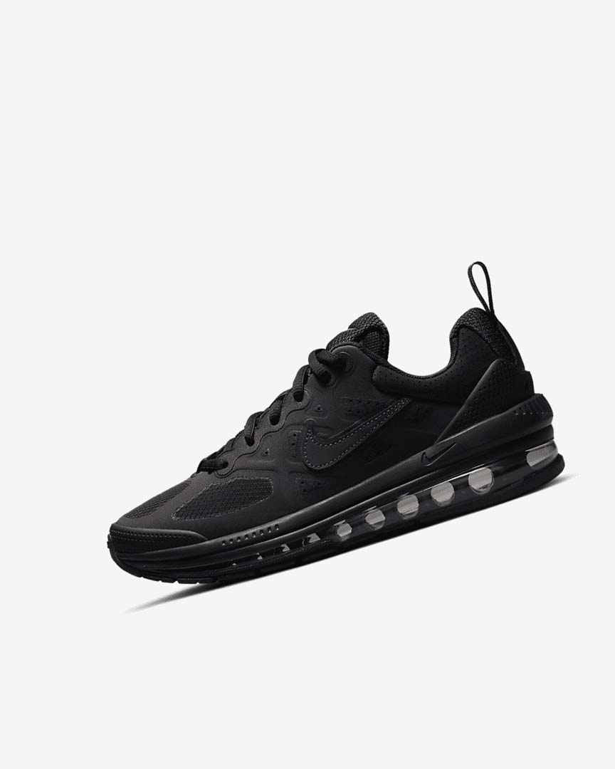 Black / Dark Grey Nike Air Max Genome Boys\' Casual Shoes | CA_5314