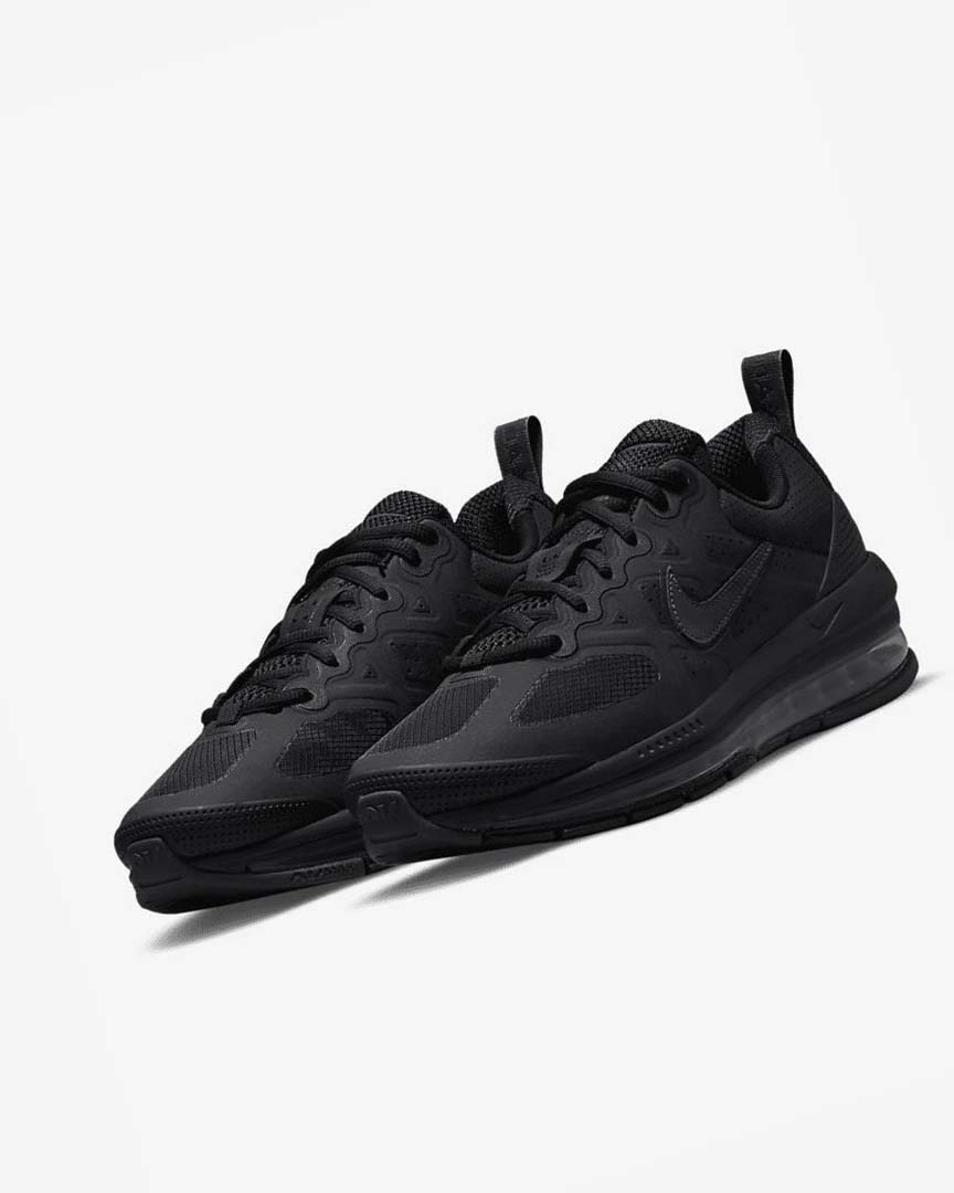 Black / Dark Grey Nike Air Max Genome Men's Casual Shoes | CA_5026