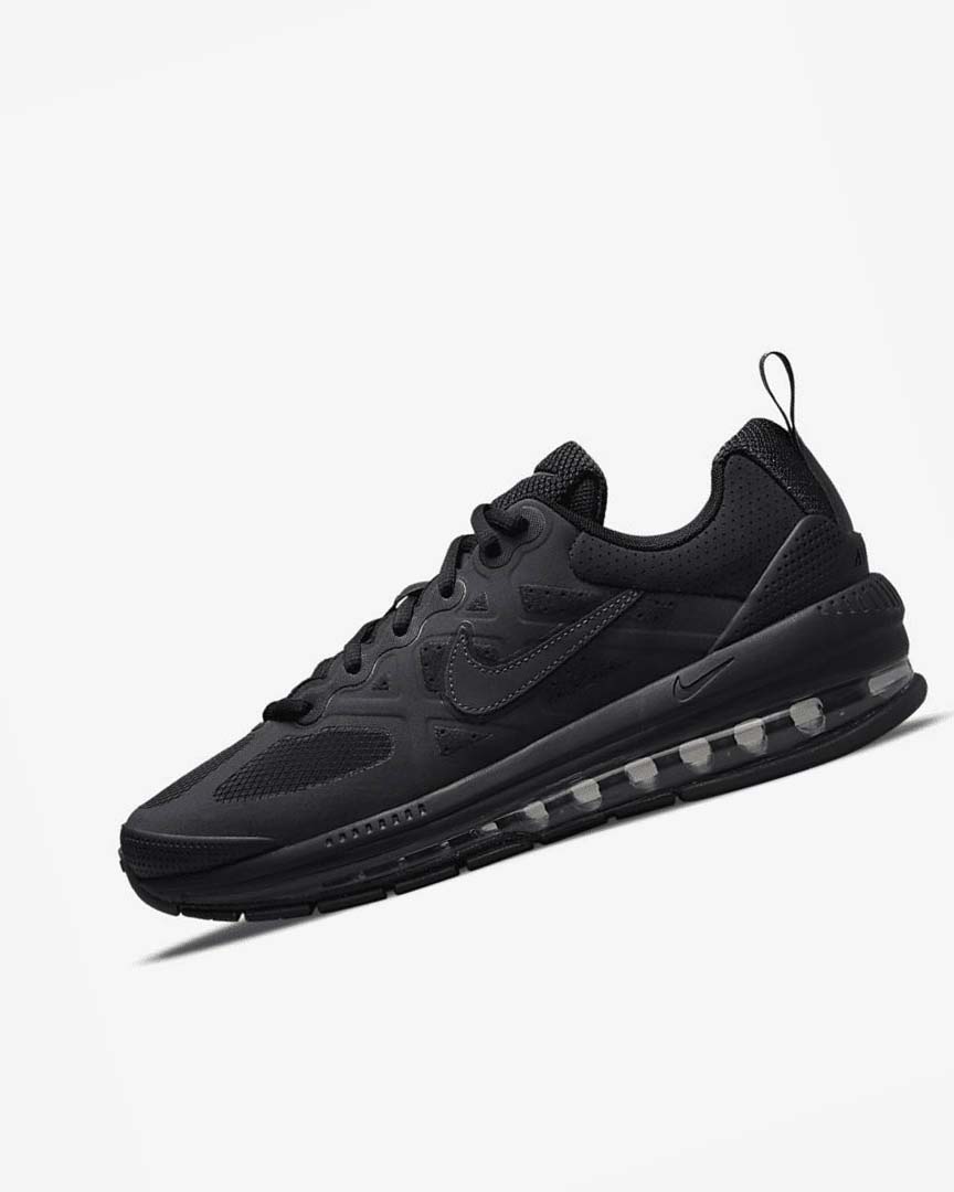 Black / Dark Grey Nike Air Max Genome Men\'s Casual Shoes | CA_5026