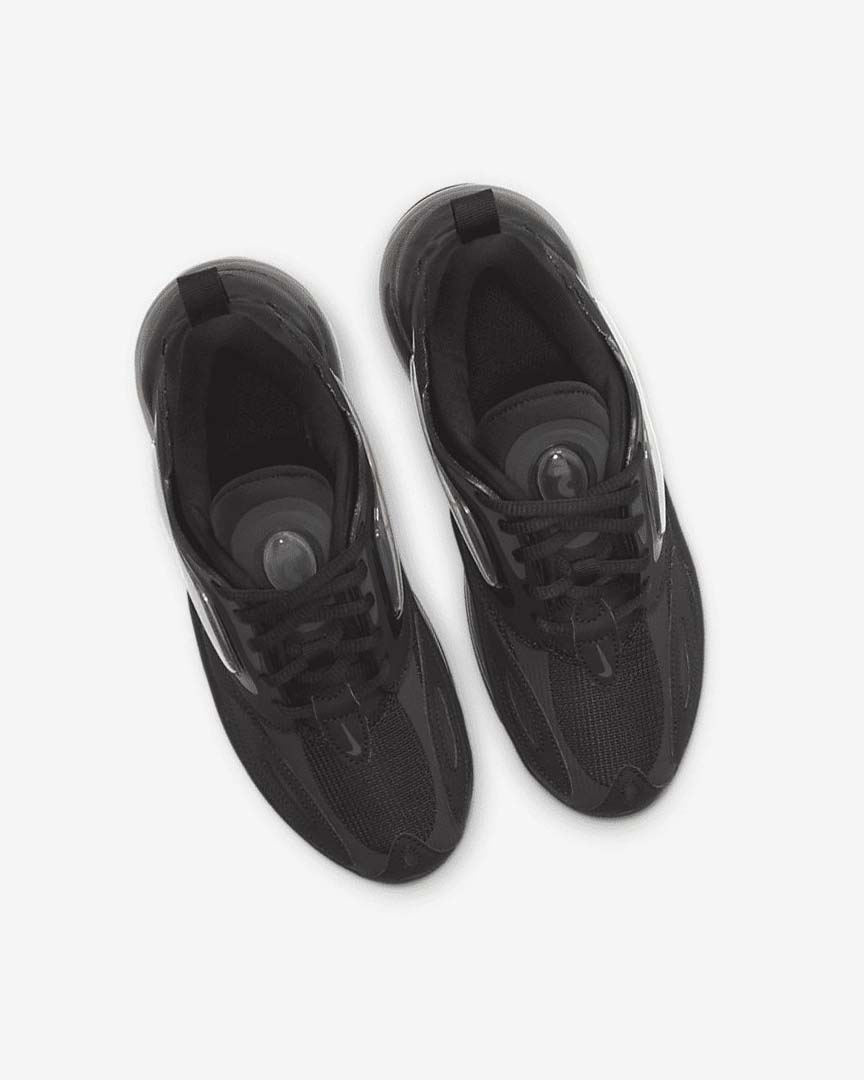 Black / Dark Grey Nike Air Max Zephyr Girls' Shoes | CA_5416