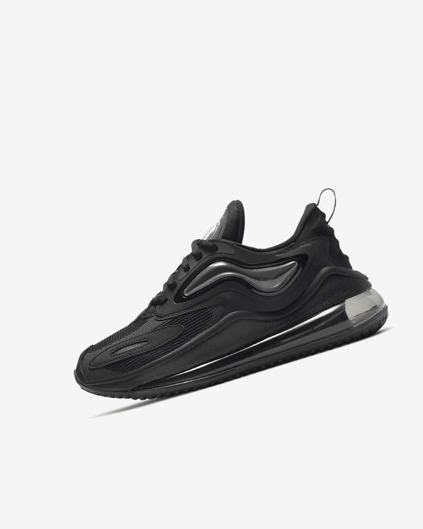 Black / Dark Grey Nike Air Max Zephyr Girls\' Shoes | CA_5416