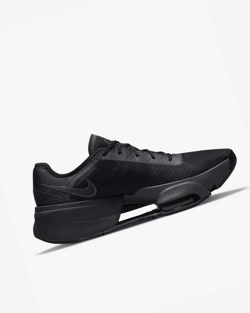 Black / Dark Grey Nike Air Zoom SuperRep 3 Men's Training Shoes | CA_2615