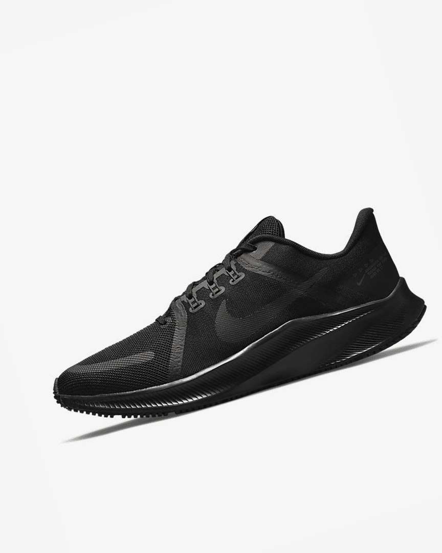 Black / Dark Grey Nike Quest 4 Men\'s Running Shoes | CA_2611