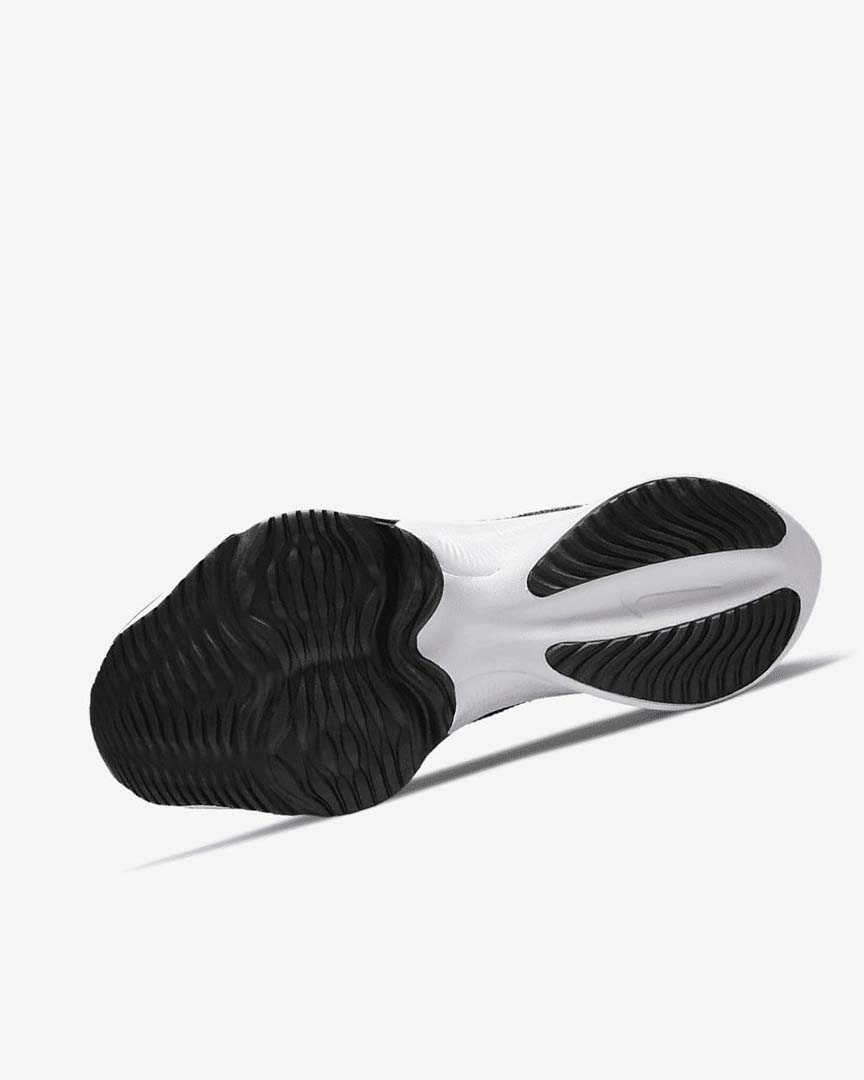 Black / Dark Grey / Platinum / White Nike Air Zoom Tempo NEXT% Women's Running Shoes | CA_5181