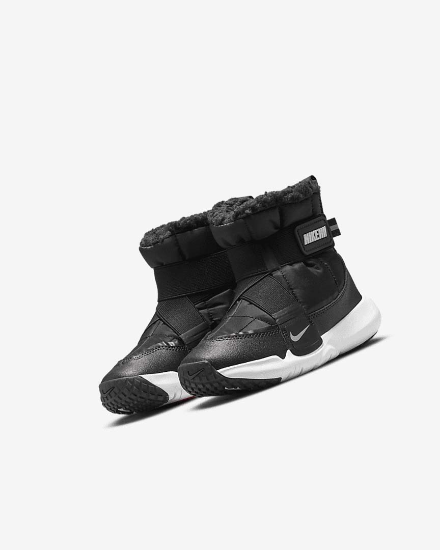 Black / Dark Grey / Red / White Nike Flex Advance Girls' Boots | CA_4848