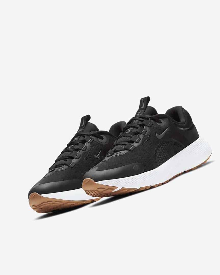 Black / Dark Grey / White / Black Nike React Escape Run Women's Running Shoes | CA_3060