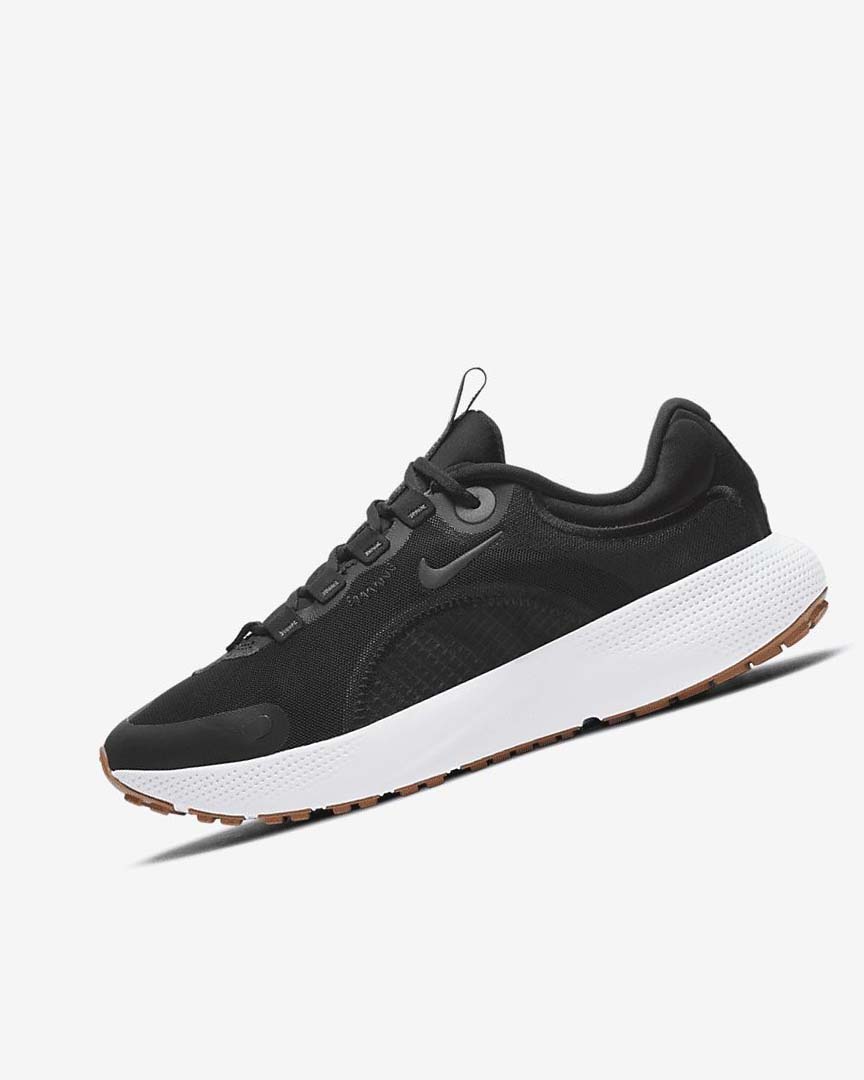 Black / Dark Grey / White / Black Nike React Escape Run Women\'s Running Shoes | CA_3060