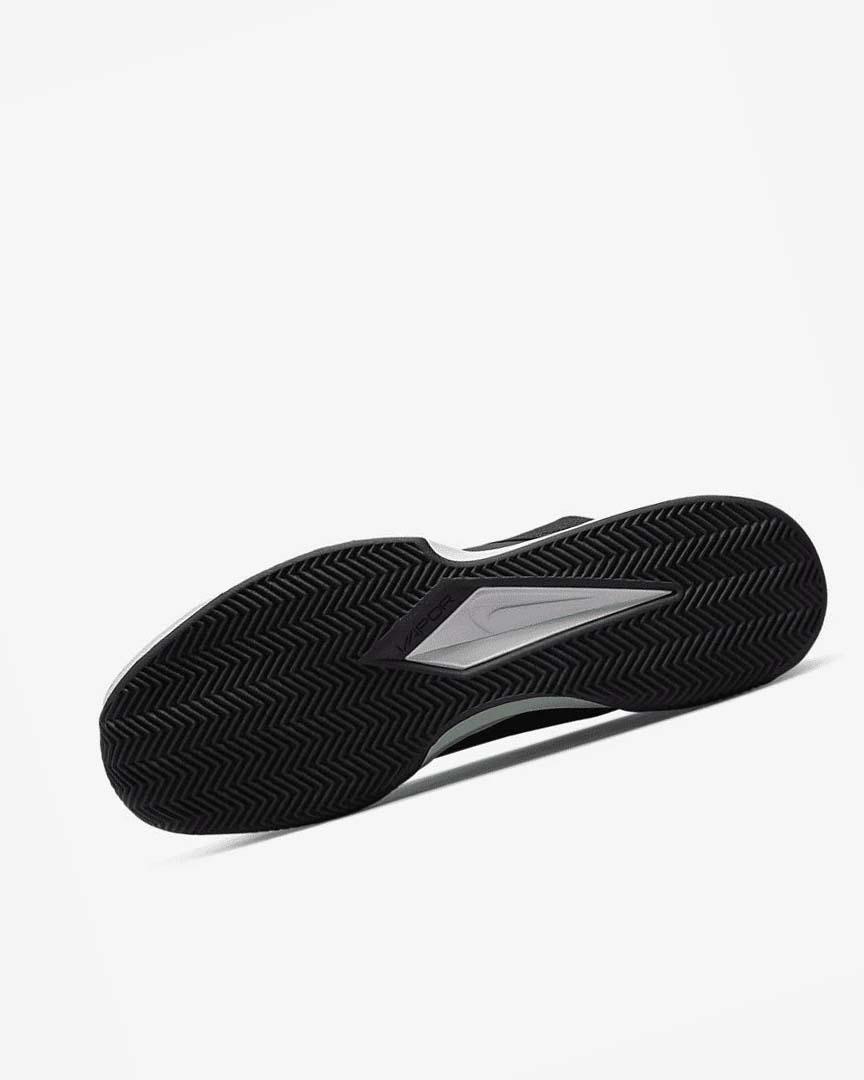 Black / Dark Grey / White / Mint Nike Court Vapor Lite Men's Tennis Shoes | CA_2506
