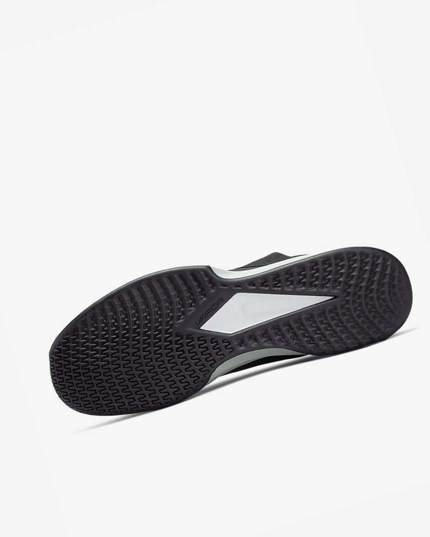 Black / Dark Grey / White / Mint Nike Court Vapor Lite Men's Tennis Shoes | CA_2644