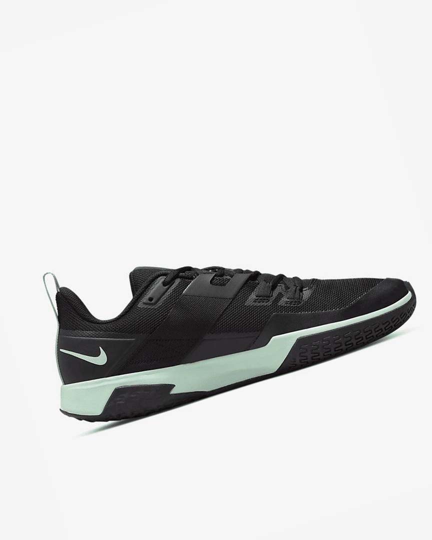 Black / Dark Grey / White / Mint Nike Court Vapor Lite Men's Tennis Shoes | CA_2644
