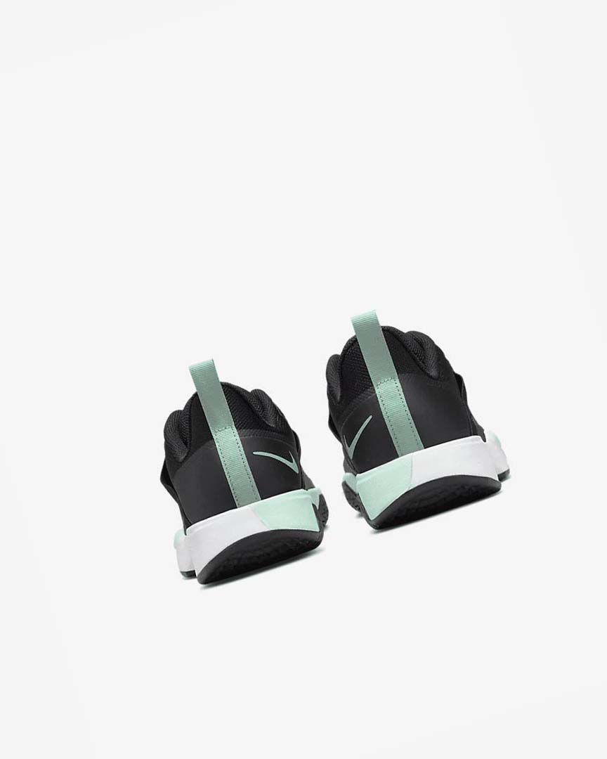 Black / Dark Grey / White / Mint Nike Court Vapor Lite Men's Tennis Shoes | CA_2644