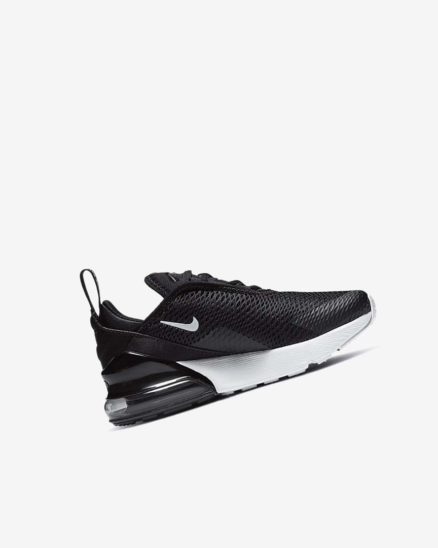 Black / Dark Grey / White Nike Air Max 270 Boys' Casual Shoes | CA_3046