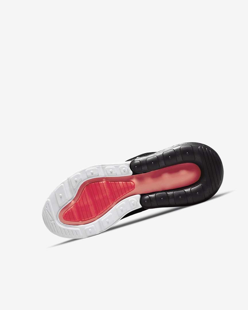 Black / Dark Grey / White Nike Air Max 270 Boys' Casual Shoes | CA_4524
