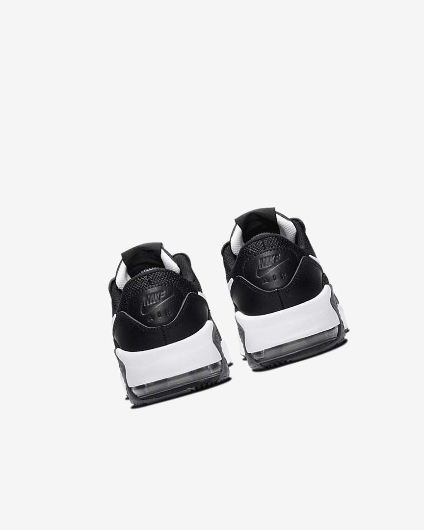 Black / Dark Grey / White Nike Air Max Excee Girls' Sneakers | CA_5536